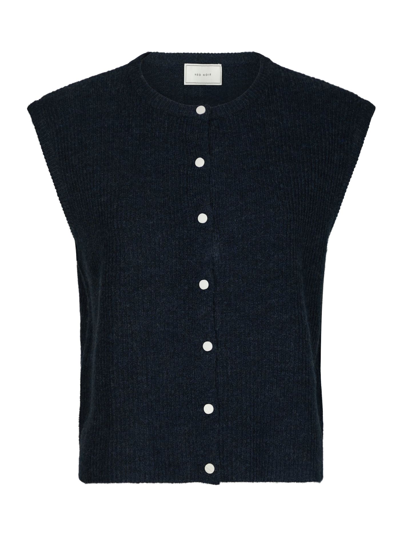 Neo Noir mouwloos vest Everest navy
