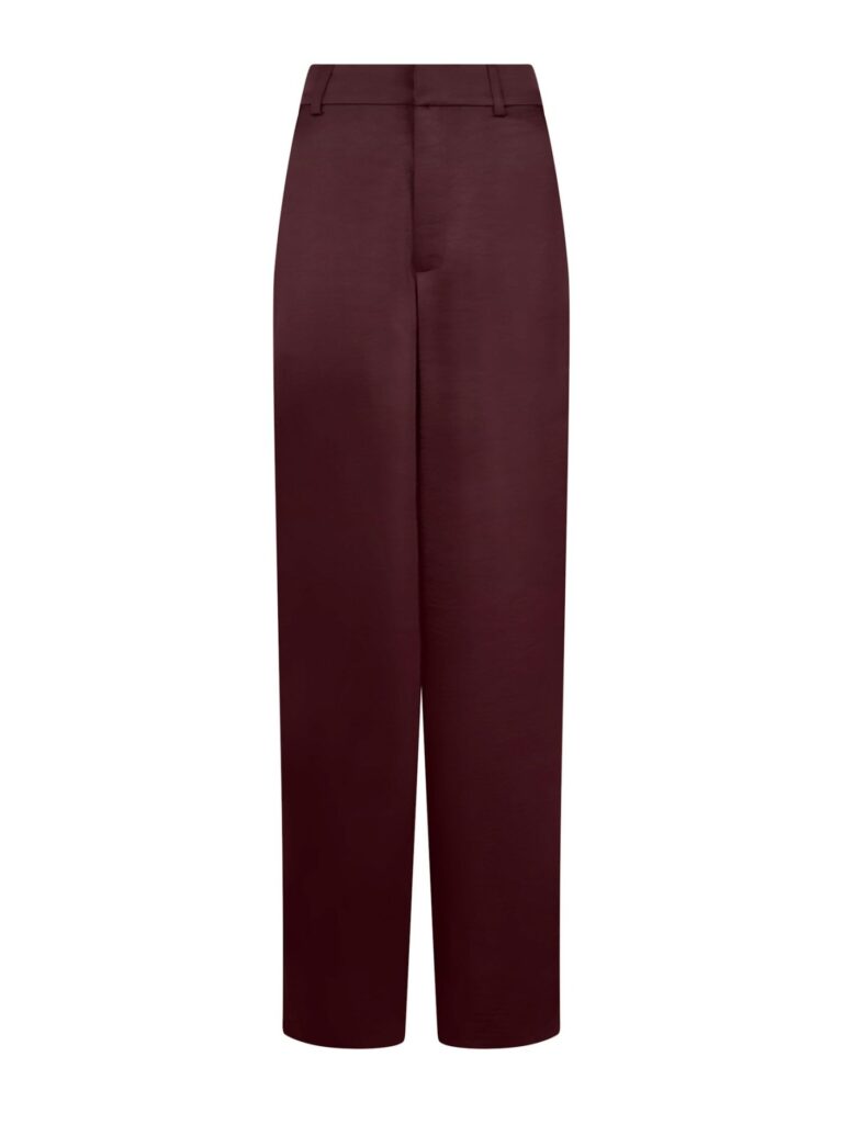 Neo Noir Emmett Heavy sateen pants Burgundy