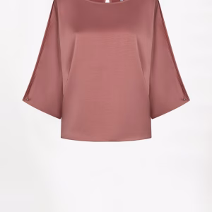 Dante6 top Risette flowing satin Coral blush