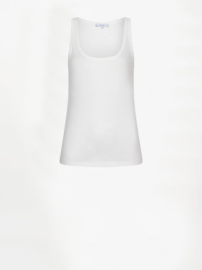Dante6 Cobee scoopneck tanktop milk white