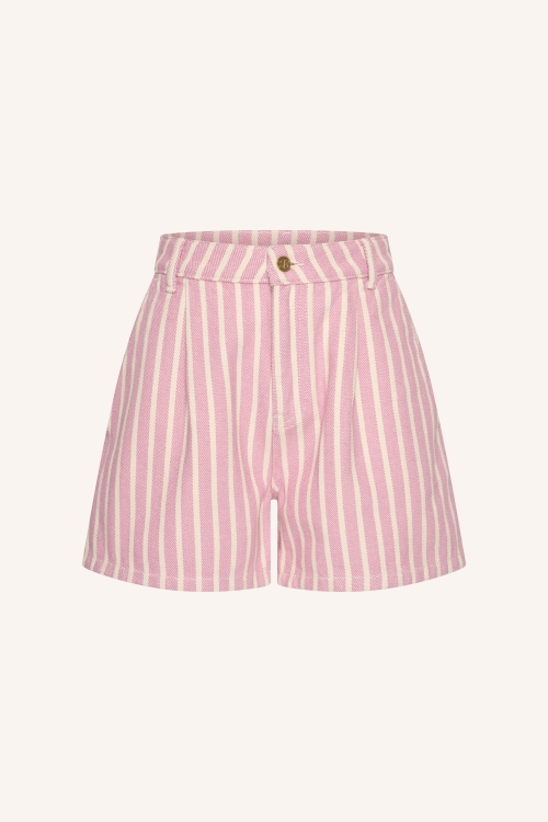 By-bar June stripe short Pink stripe