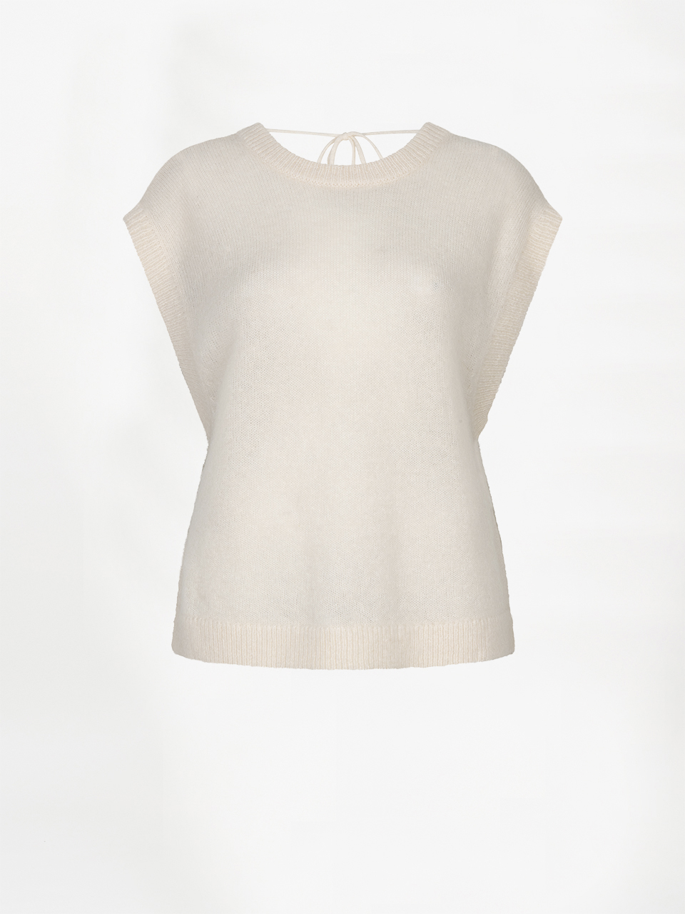 Dante6-Enoha open back sweater Ivory