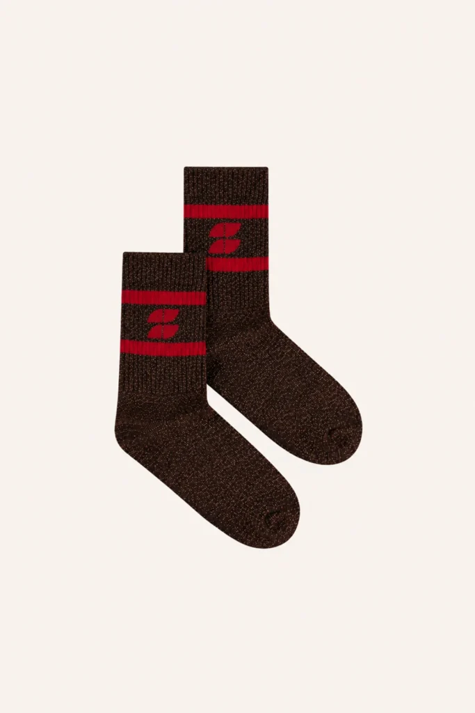 By-Bar socks Logo glitter chocolate lollipop