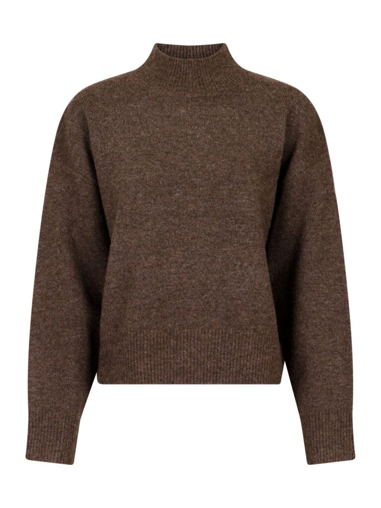 Neo Noir Paulina knit Brown melange