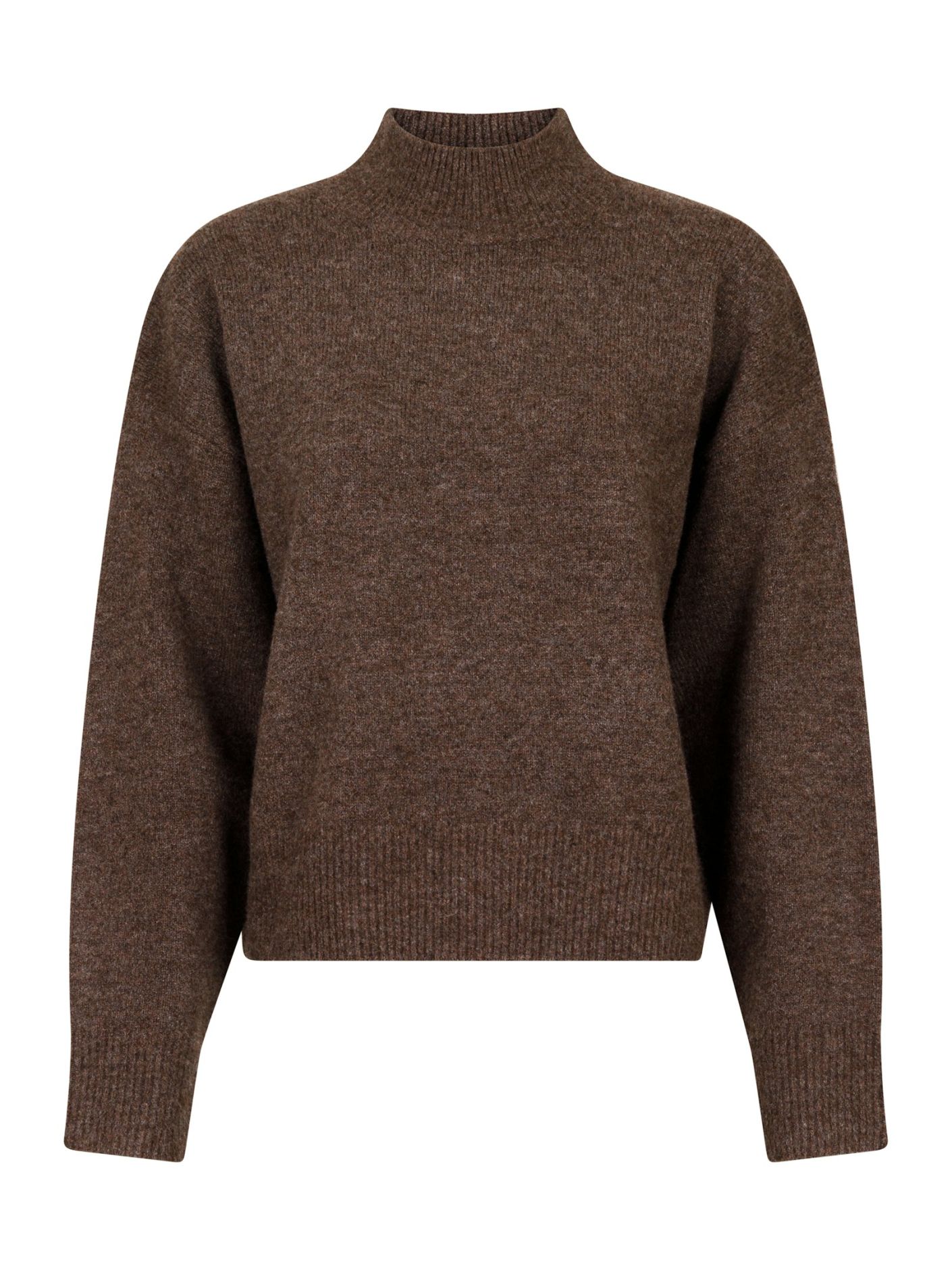 Neo Noir Paulina knit Brown melange