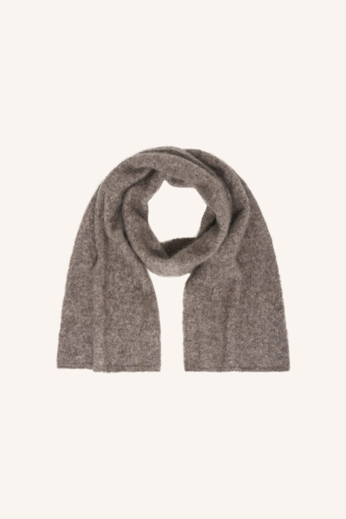By-Bar scarf Leah dark biscuit