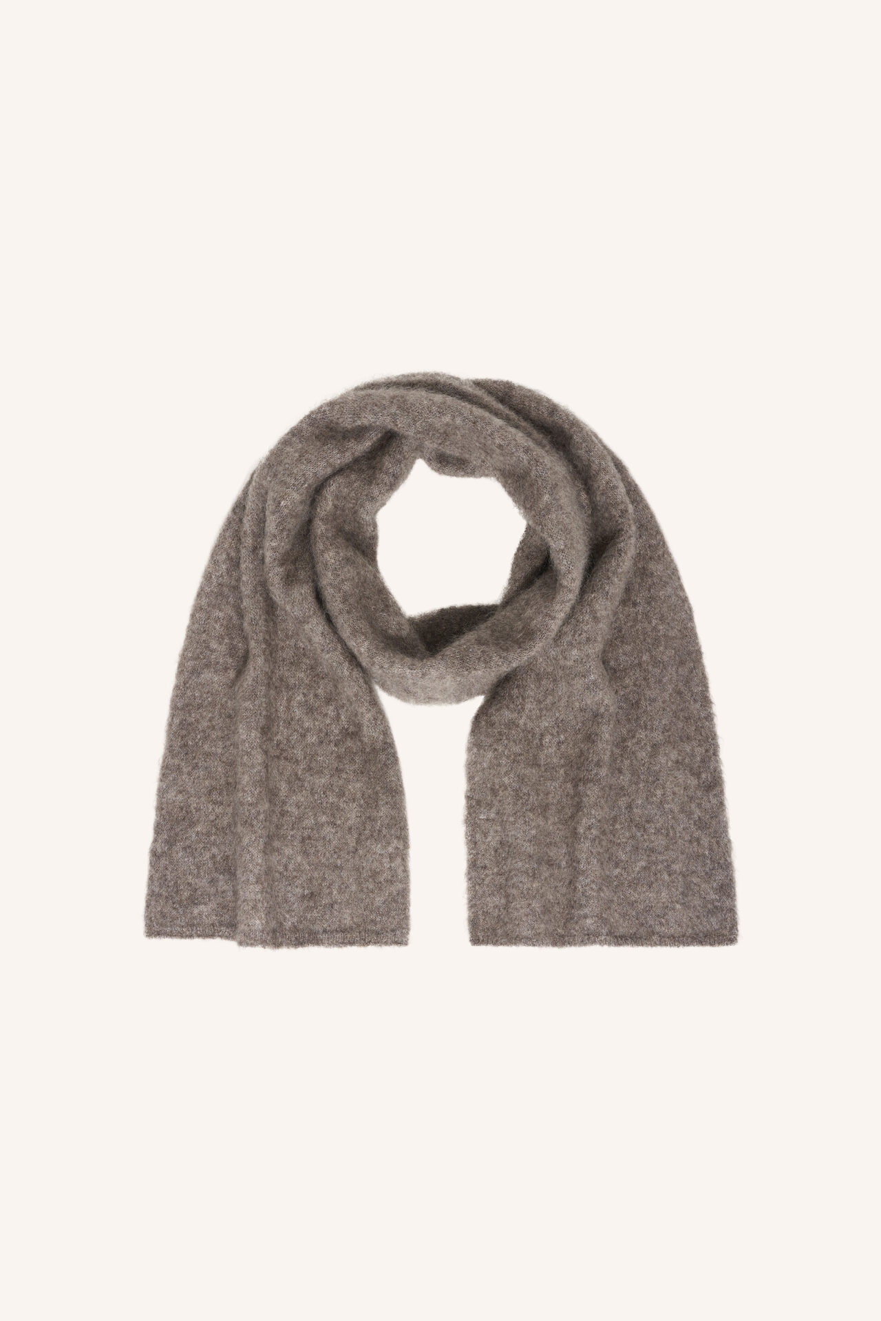 By-Bar scarf Leah dark biscuit