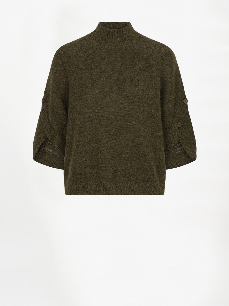 Dante6 cape sweater Mahani moss olive