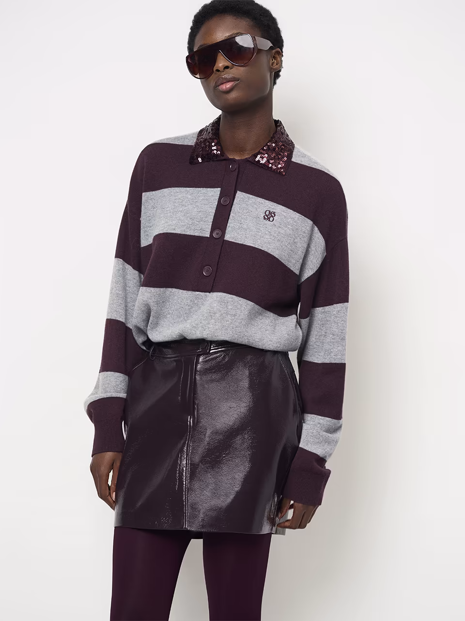 Dante6 Brayden stripe sweater multicolor