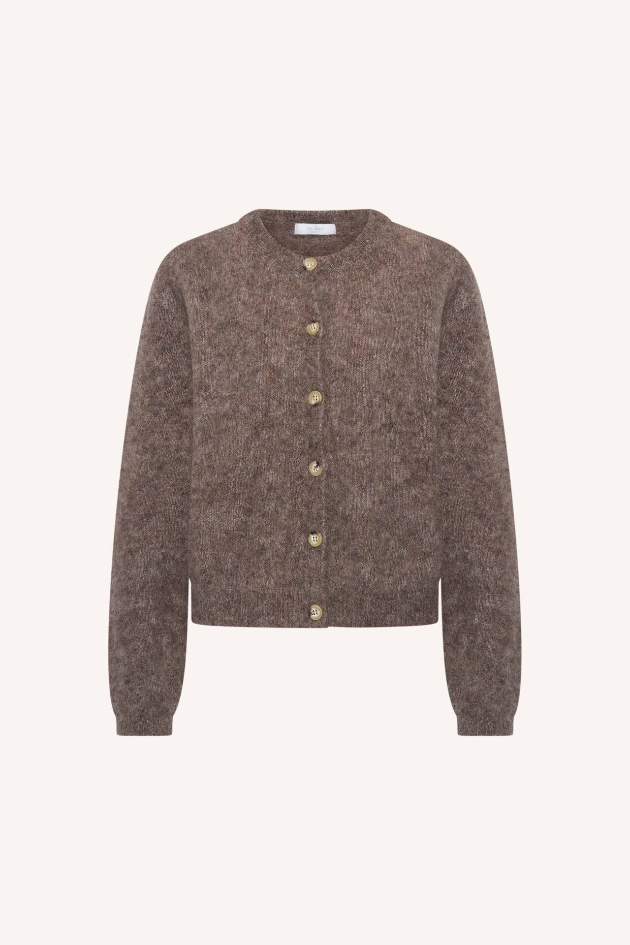 By-Bar Vasile Cardigan Dark biscuit